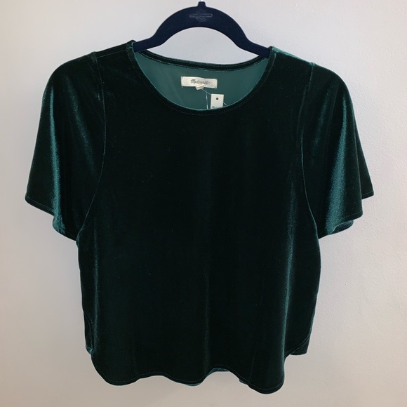 Madewell Velvet Butterfly Top - Picture 5 of 9